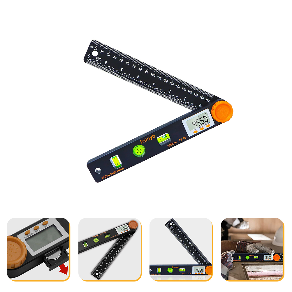 Raindrops Woodworking Edge Angle Ruler Measuring Tools Alloy Assorted ...