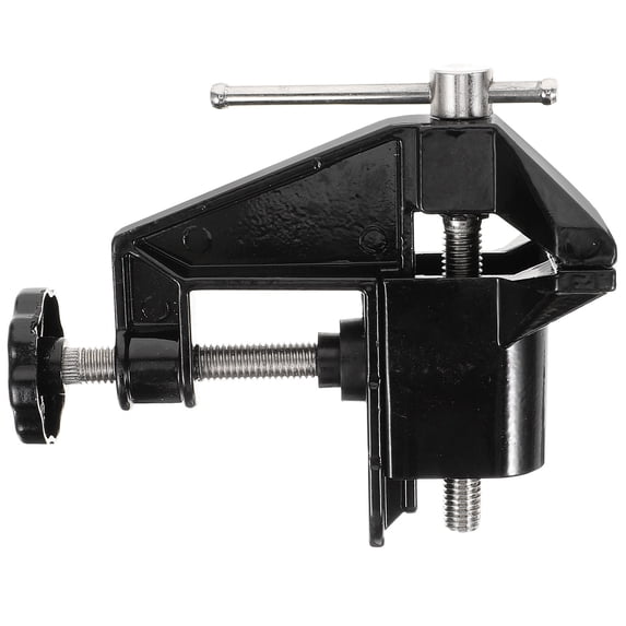 Raindrops Woodworking Vise for Workbench Craft Repair Tool Mini Table Clamp Black