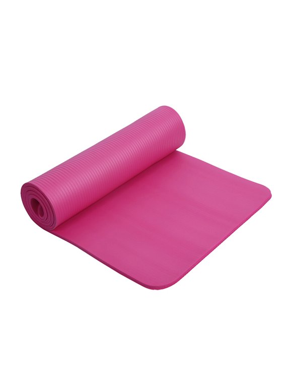 Portable Yoga and Workout Mat for Men and Women, Non- Floor Exercise Mat for Home and Gym Use