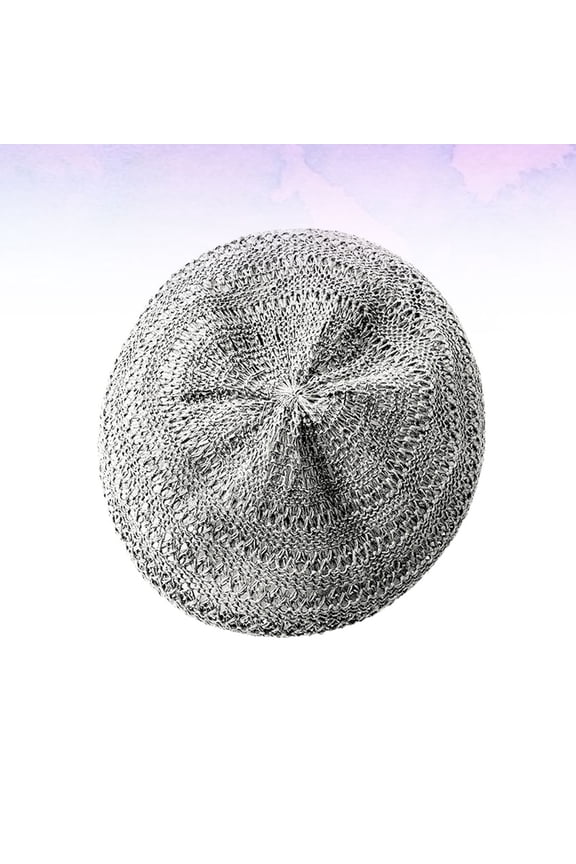Beret Cap Wicker Rattan Straw French Style Hat Creative Miss