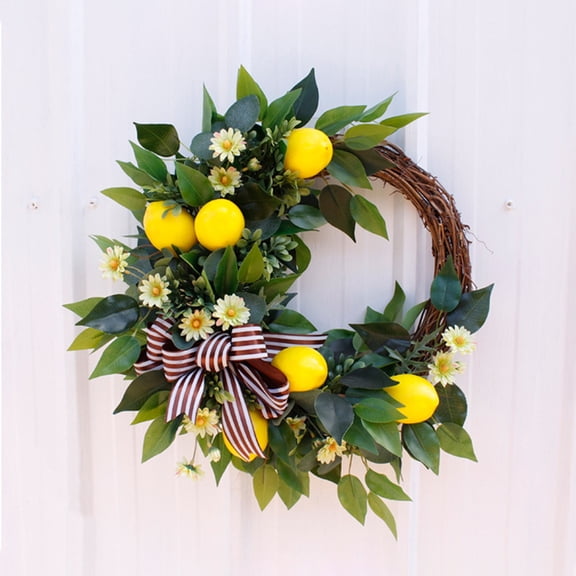 Raindrops Simulation Wreath Garland Wall Hanging Decorative Artificial Fruit Home Decor
