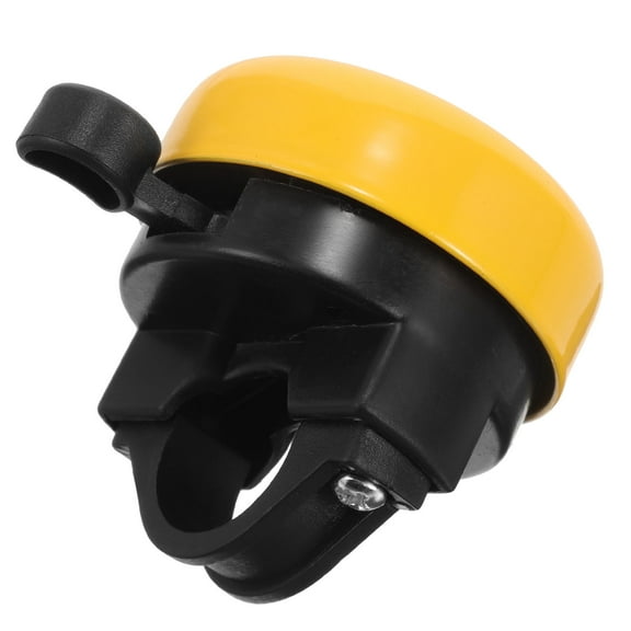 Raindrops Yellow Bike Bell for Handlebar Cute Cartoon Design for Bike Use Plastic 3.5 Inches