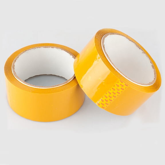 Raindrops Yellow Packing Tape Strong Adhesive Sealing Tape for Commercial Moving Shipping and Storage