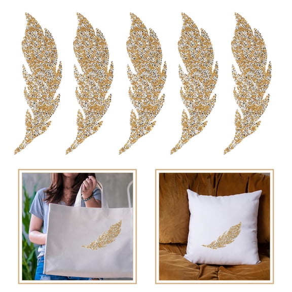 Raindrops Yellow Rhinestone Hat Patches for DIY Decoration and Repair Suitable for Bags Hats Shoes Size 4 Pairs