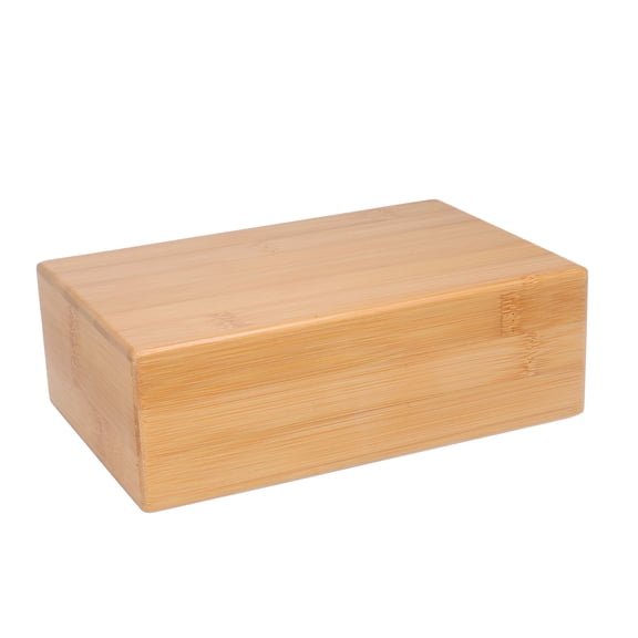 Raindrops Yoga Equipment Wood Block Exercise Tool for Strength Enhancement Simple Design 1Pc 9.1x5.9x3in