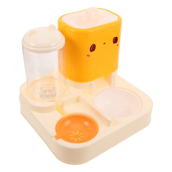 Raindrops Auto Water Pet Double Feeder, Multi-Color, Plastic, Outdoor Use