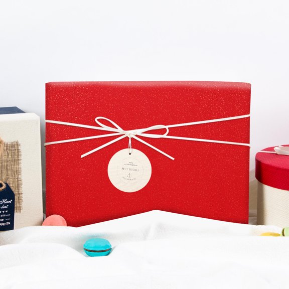 Raindrops 3Pcs Christmas Wrapping Paper Durable Smooth Surface Paper for Packaging