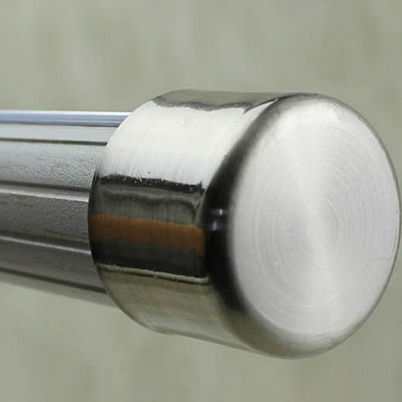 Raindrops curtain finials Curtain Rod Finials Silver Stainless Steel Minimalist Designers 1Set
