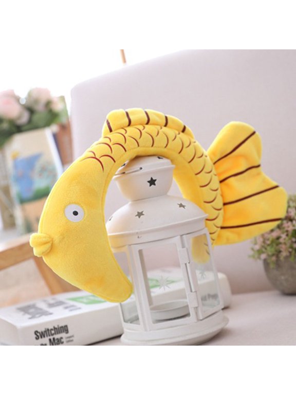 Yellow Fish Headband Set - Adorable Fish-Shaped Hair Accessories for Kids and Adults, Cute and Fun Style