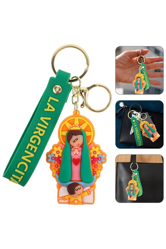 cute keychain charms Russian Doll Keychain Multi 1Set for Car Use Family