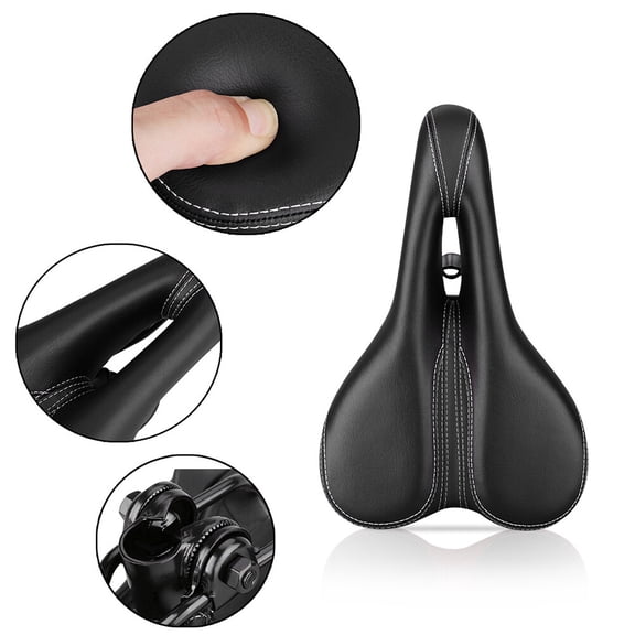 Raindrops Seat Cushion and Comfortable Saddle for Racing, Mountain, and Road Bikes