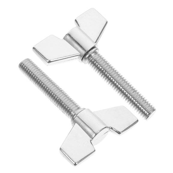 Raindrops 2Pcs Drum Percussion Accessories Silver Screw Enhancing Stability for Drum Maintenance