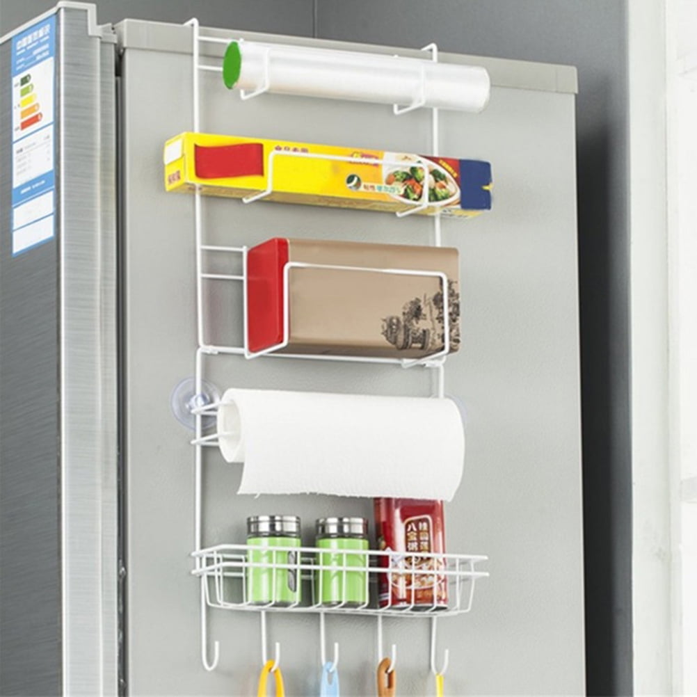 Raindrops Adjustable Refrigerator Shelf Organizer Rack for Bottles and Bars, Kitchen Pantry Storage Solution for Home Organization