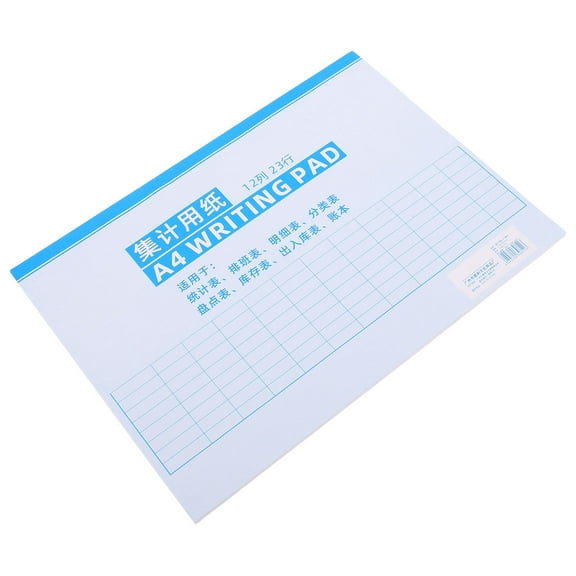 Raindrops Financial Record Book with Clear Layout for Daily Business and Inventory Management