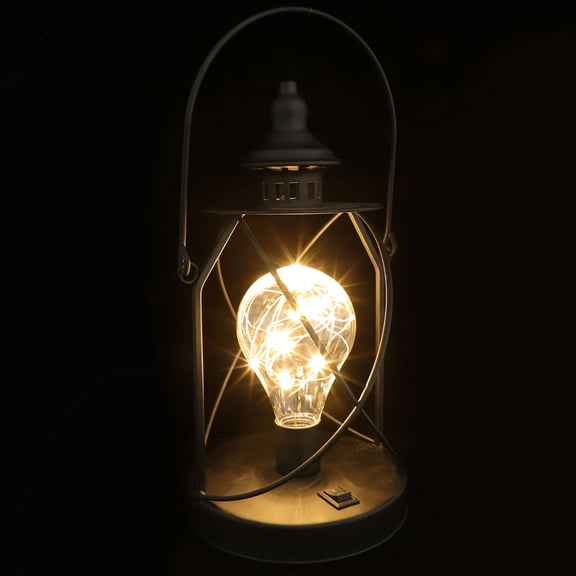 Raindrops Retro Metal LED Light Unique Iron Wire Table Lamp for Home Decor