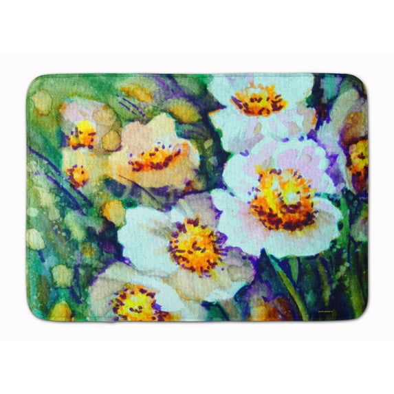 Raindrops on Poppies Machine Washable Memory Foam Mat