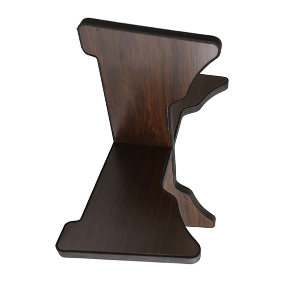 FOMIYES Wood Tongue Drum Stand Stable Display Rack for Musical Instrument Use Brown