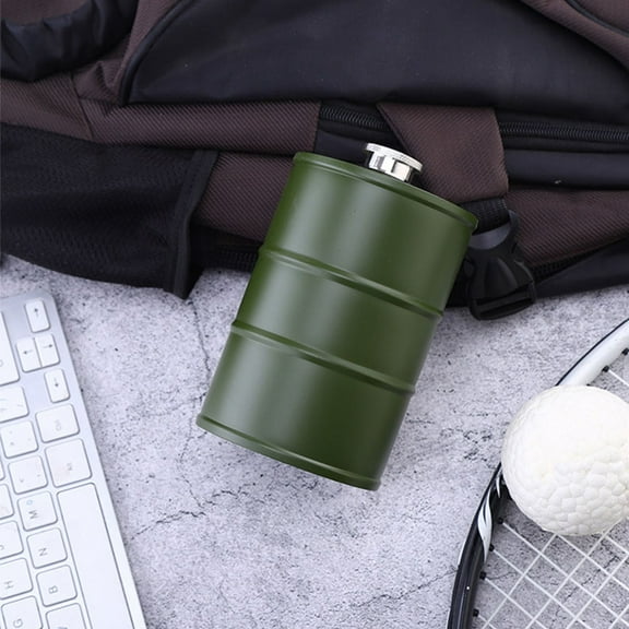 SEWACC Fishing Stainless Steel Flask Leak Proof Flask 1Pack