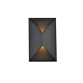 thumbnail image 1 of Raine Integrated LED wall sconce in black, 1 of 7