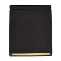 Raine Integrated LED wall sconce in black