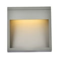 thumbnail image 1 of Raine Integrated LED wall sconce in silver, 1 of 5