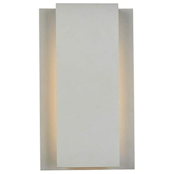 Raine Integrated LED wall sconce in silver