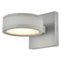 Raine Integrated LED wall sconce in silver