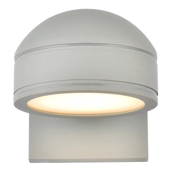 Raine Integrated LED wall sconce in silver