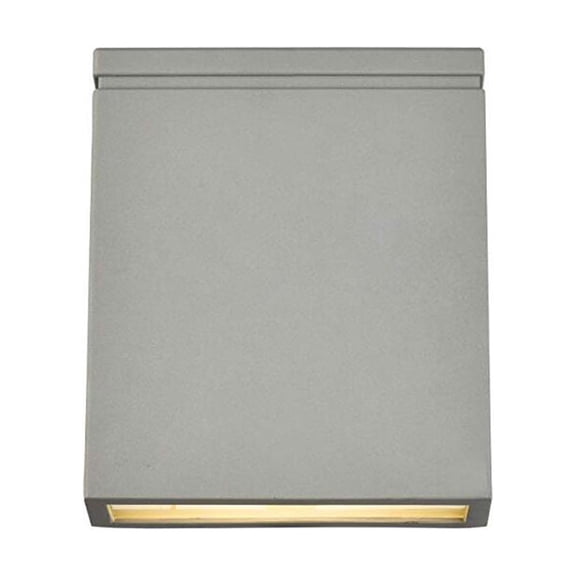 Raine Integrated LED wall sconce in silver