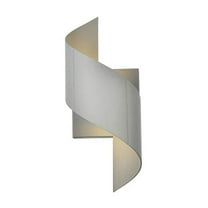 Raine Integrated LED wall sconce in silver