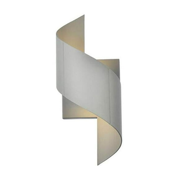 Raine Integrated LED wall sconce in silver