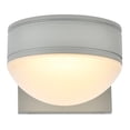 thumbnail image 1 of Raine Integrated LED wall sconce in silver, 1 of 6