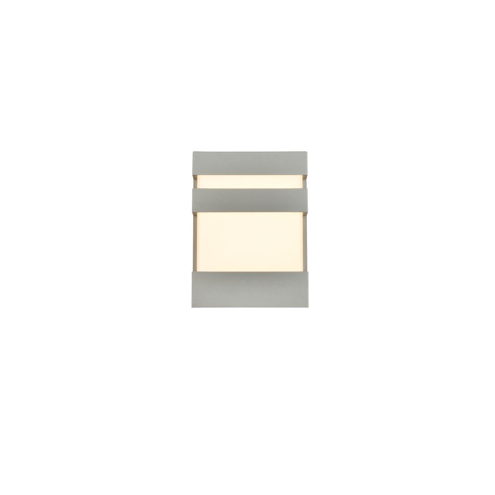 Raine Integrated LED wall sconce in silver