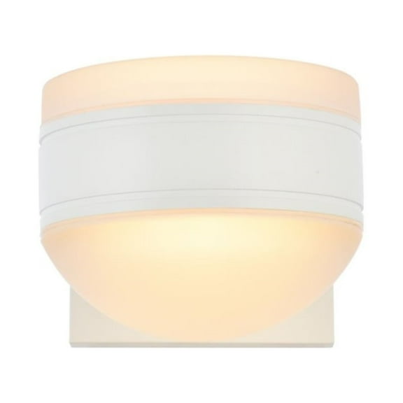 Raine Integrated LED wall sconce in white