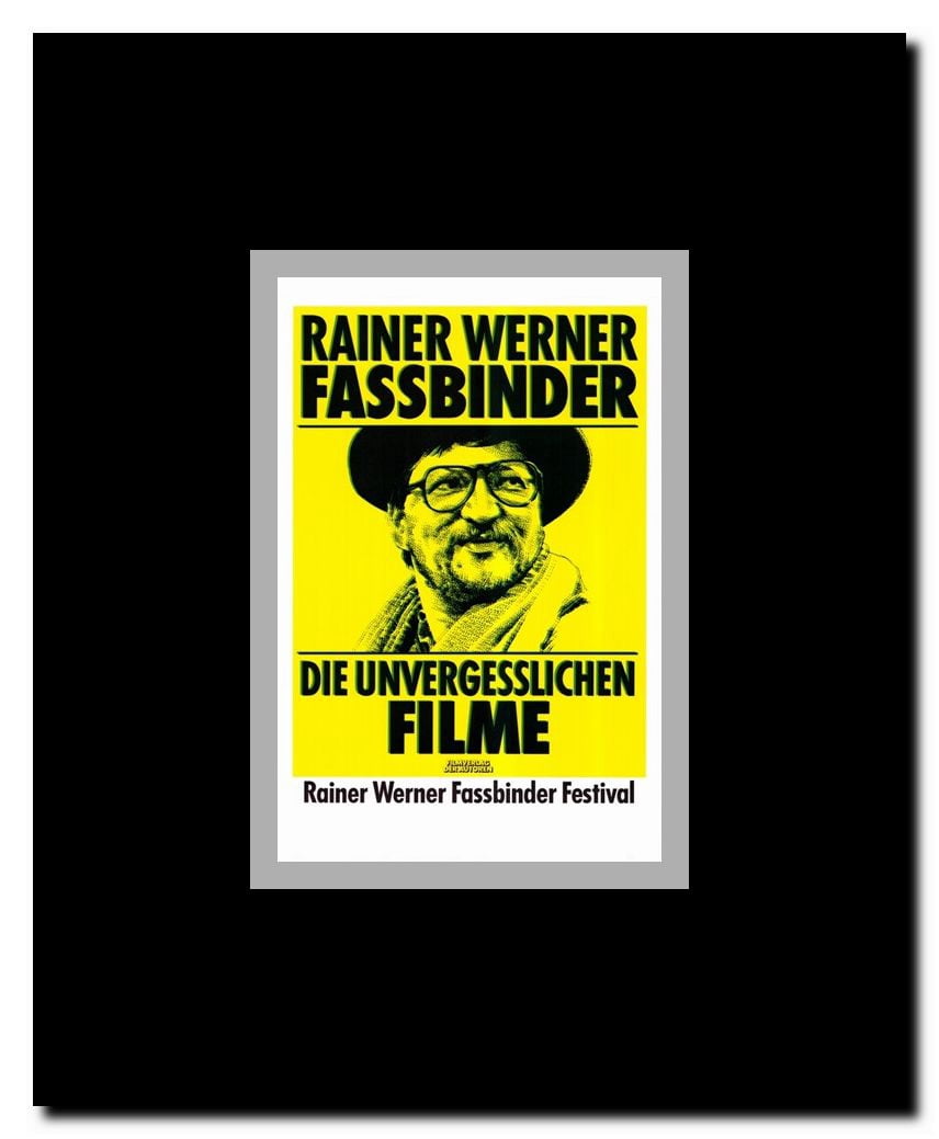Rainer Werner Fassbinder Framed Movie Poster