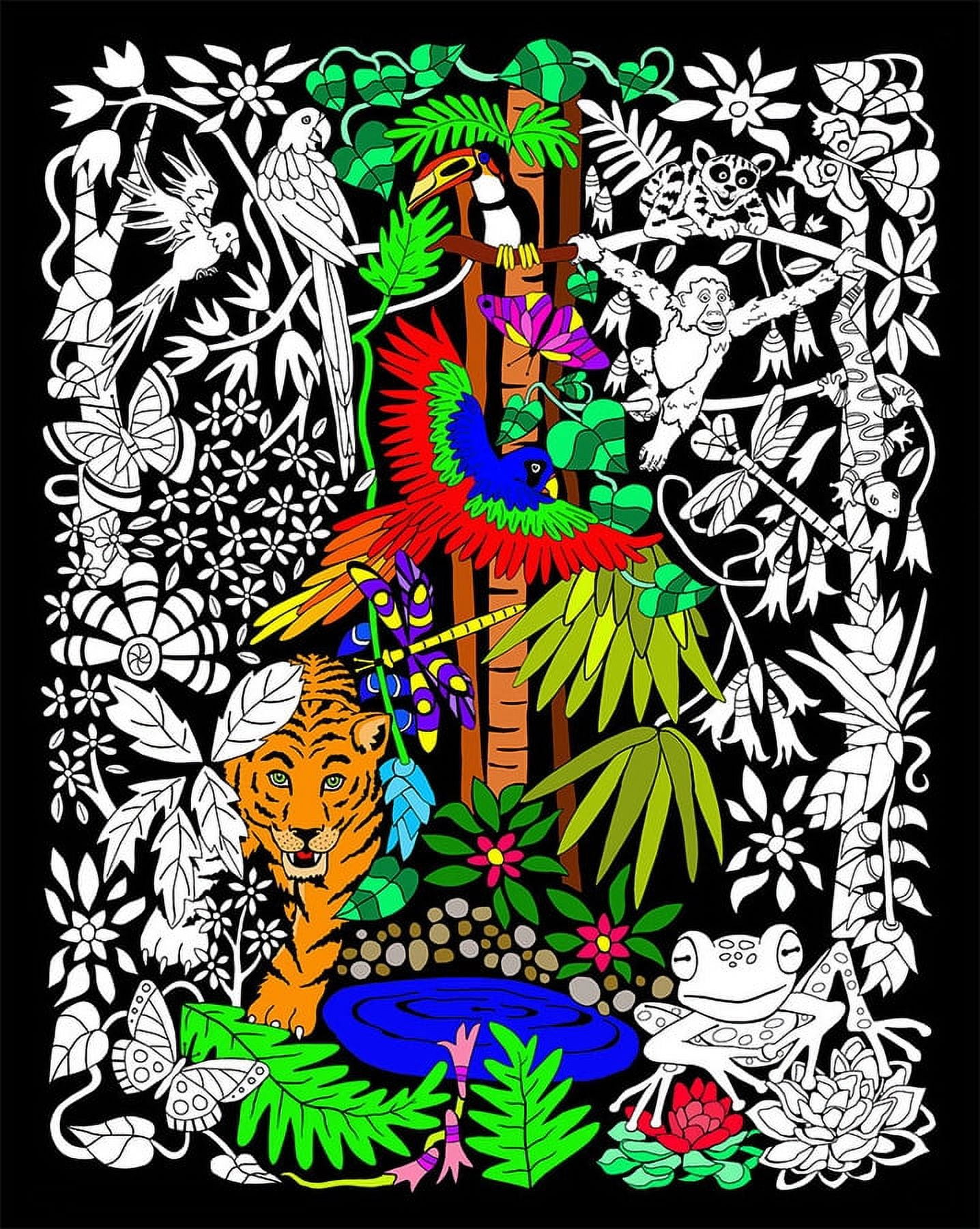 Rainforest - 16x20 Fuzzy Velvet Poster 