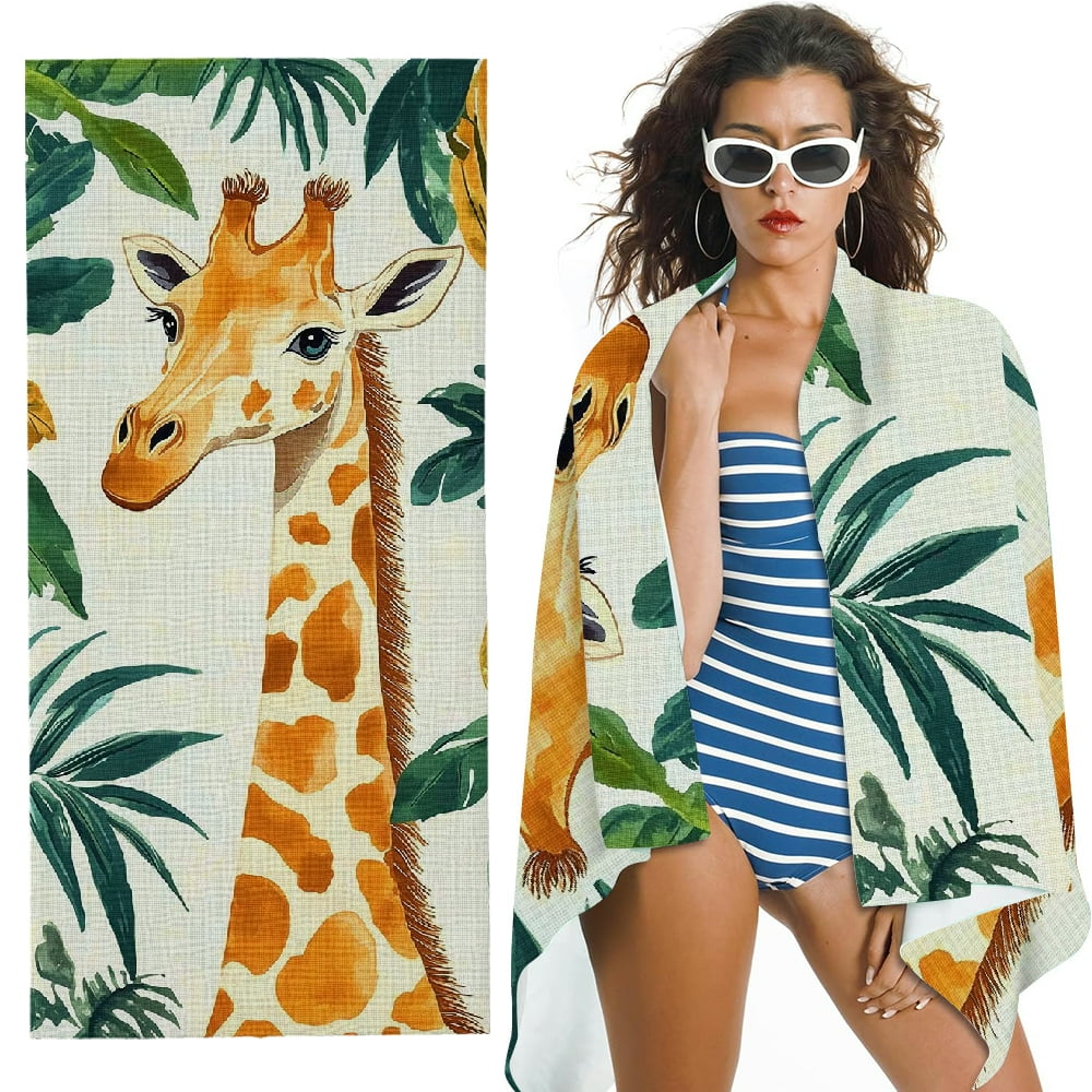 Australian Animals Quokka Awd1325  Circular Beach Towel Shawl 59