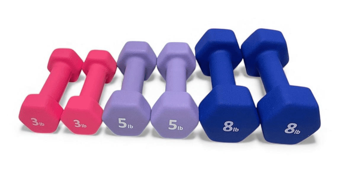 3 Pairs of 3LB, 5LB, 8LB