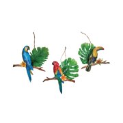 Rainforest Bird Ornament A/3