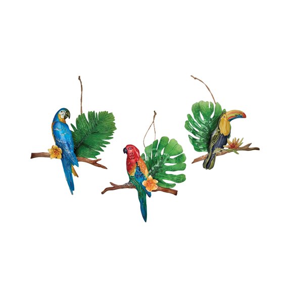 Rainforest Bird Ornament A/3