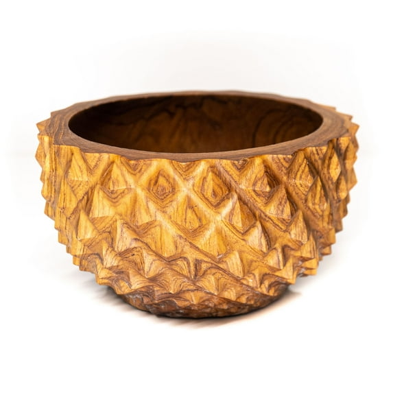 Rainforest Bowls Pineapple Teak Wood Bowl