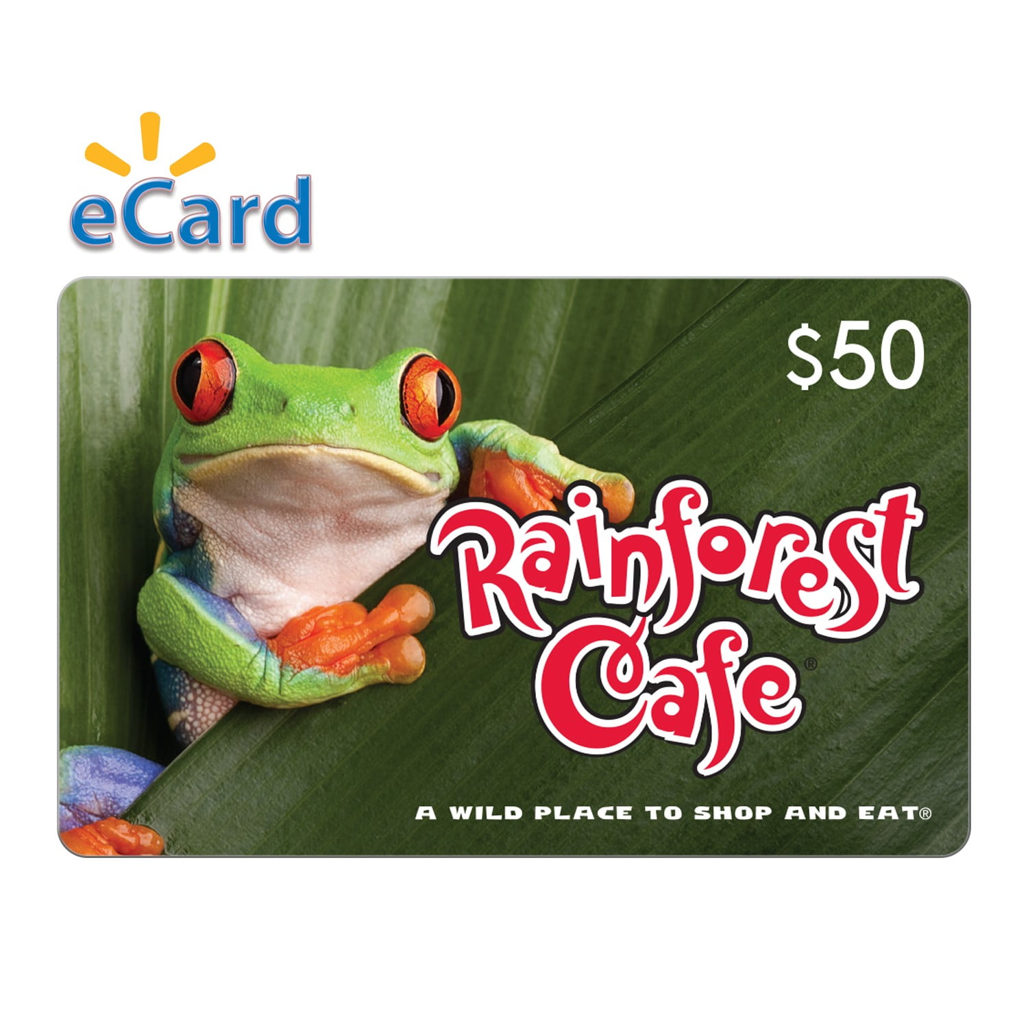 Rainforest Cafe 50 eGift Card