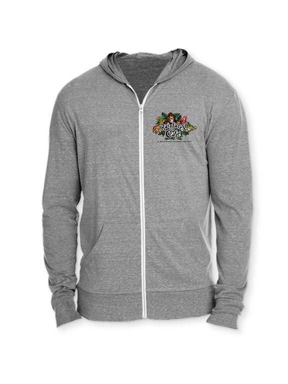 Rainforest Cafe | Vintage Logo | Adult Zip-Up Hoodie