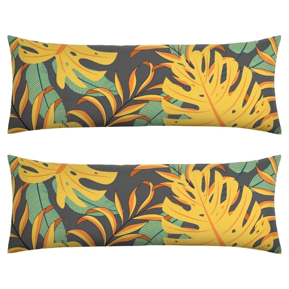Rainforest Canopy Pillow Cover Layered Green Leaf Texture, Abstract Nature Design, Premium Velvet for Biophilic, Organic Modern Spaces