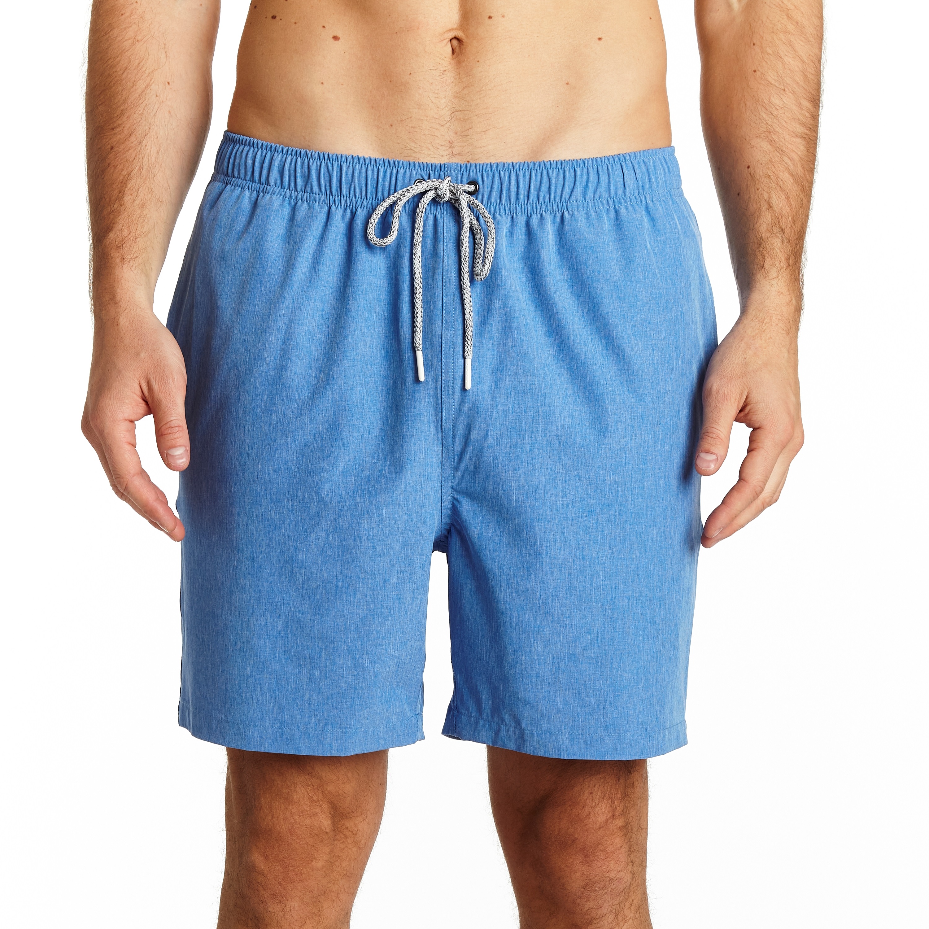Rainforest Men's Mesh Lined Solid Swim Trunk, Ultra Marine, XL