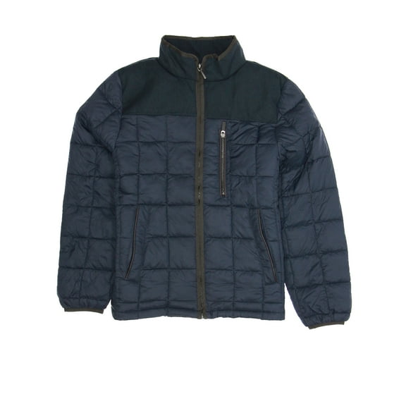 Rainforest Men's Water Resistant Thermolite Insulated Jacket (Large, Navy)