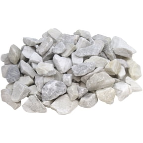 White Filter Rocks White Landscape Rocks for Garden and Patio
