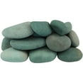 thumbnail image 1 of Rainforest, Outdoor Decorative Stones, Beach Pebbles, Green, 1-3", 30lbs., 1 of 6