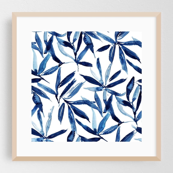 Rainforest Retreat - Painting Oak Framed Wall Art Print 20 x 20 inches