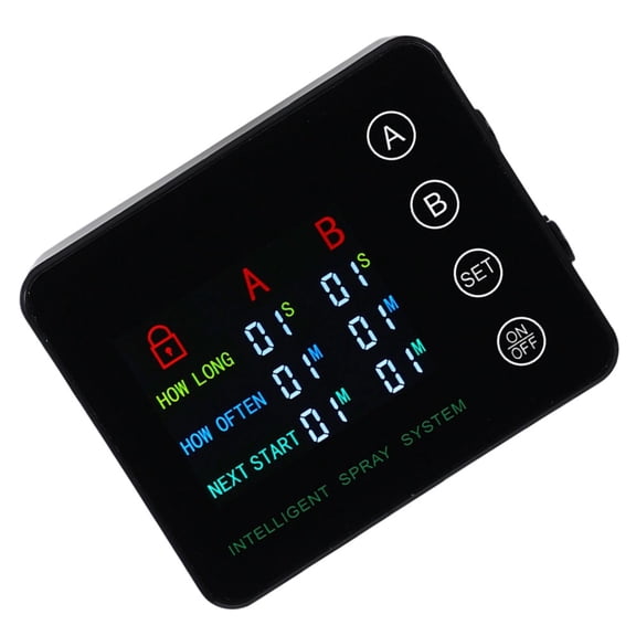 Rainforest Sprayer Double Pump Control Automatic Mist Timing Spray System Kit Smile Home